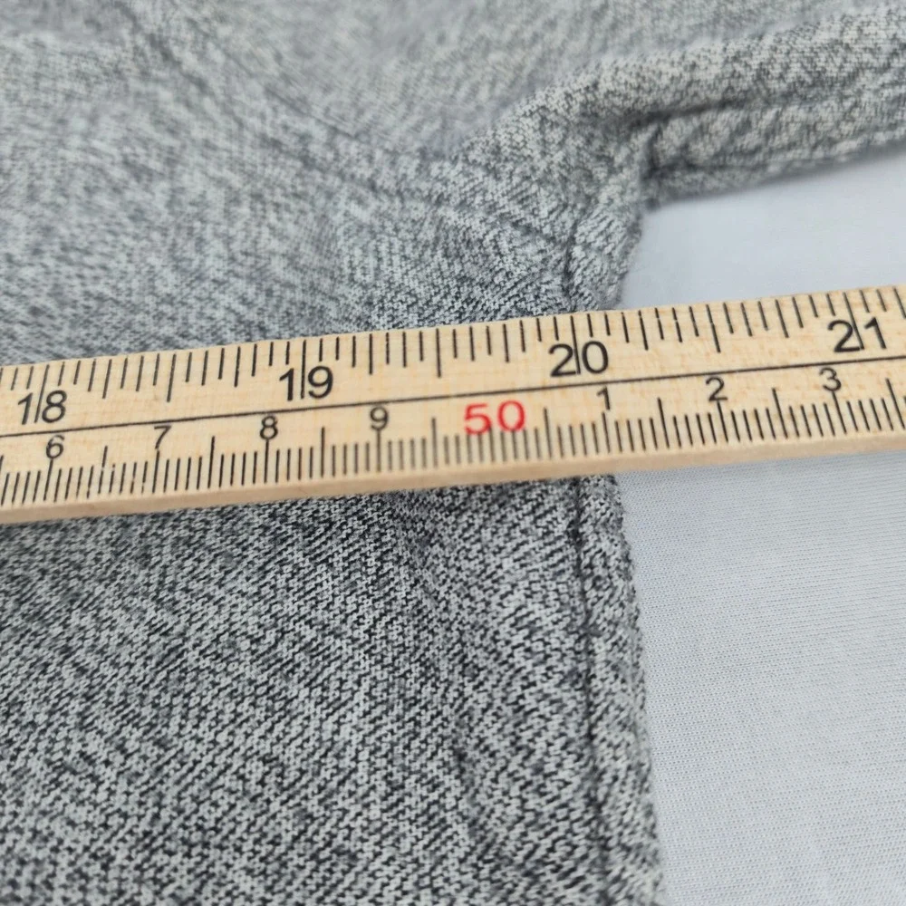 Earthbound Trading Co Button Down Shirt Mens L Gray Long Sleeve Tribal Trim